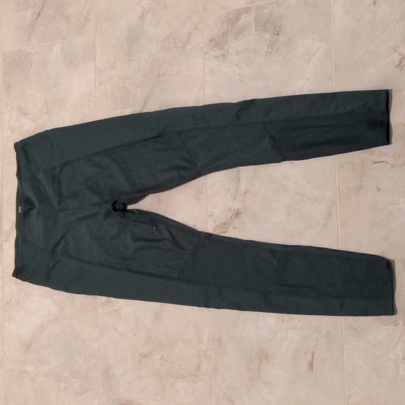 Good American Dark Green Ribbed Leggings - Picture 1 of 9